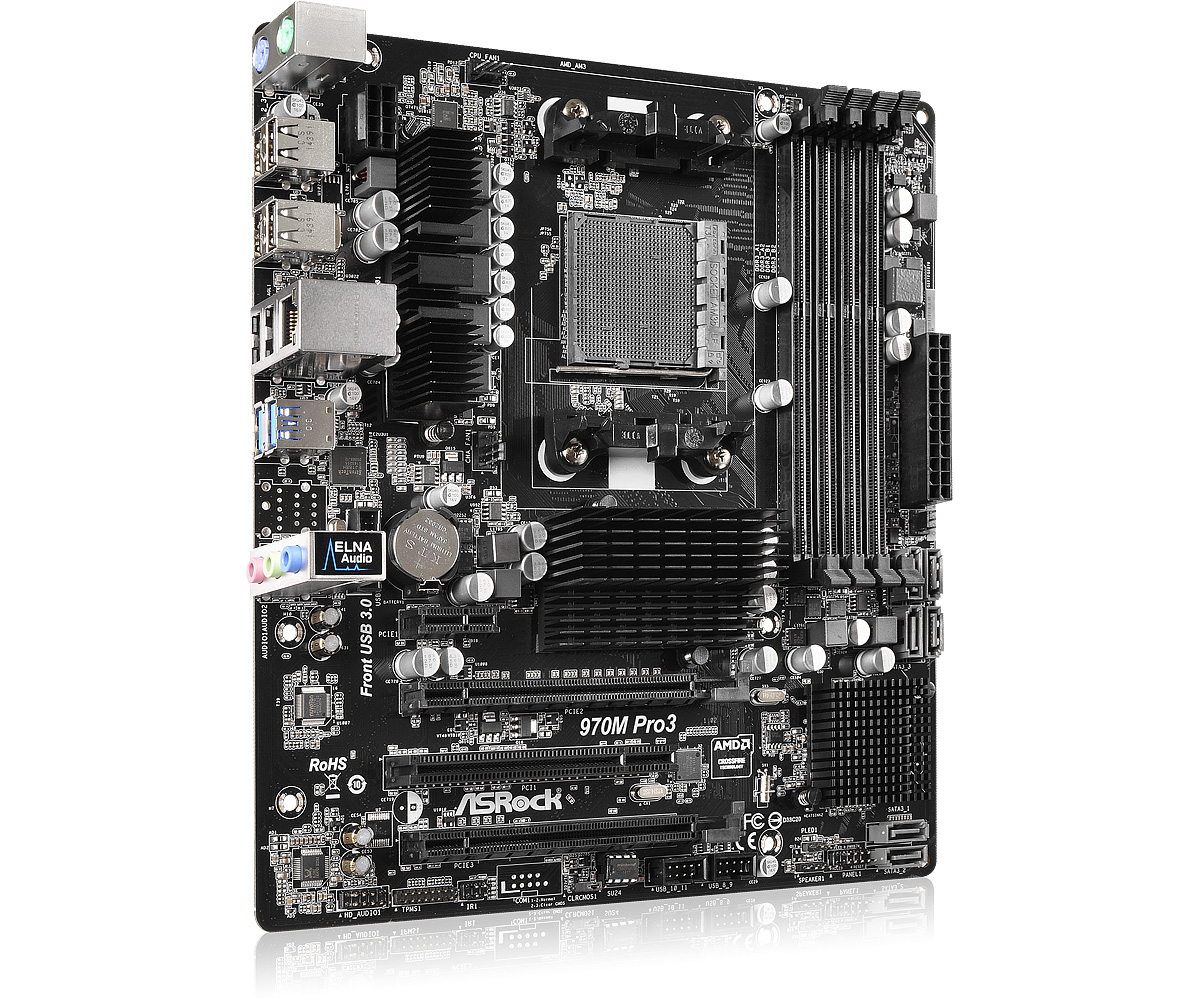 Asrock Pro3 AMD 970M Micro ATX DDR3-SDRAM Motherboard