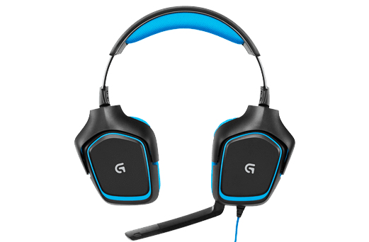 Logitech G430 Surround Sound Gaming Headset Blue, Black