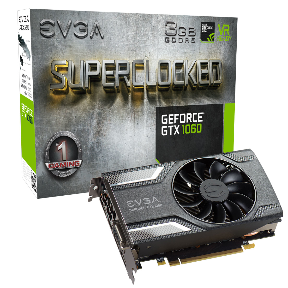 1060 3gb Evga Gtx 1060 6gb Sc Overclock EVGA GeForce GTX 1060 3GB