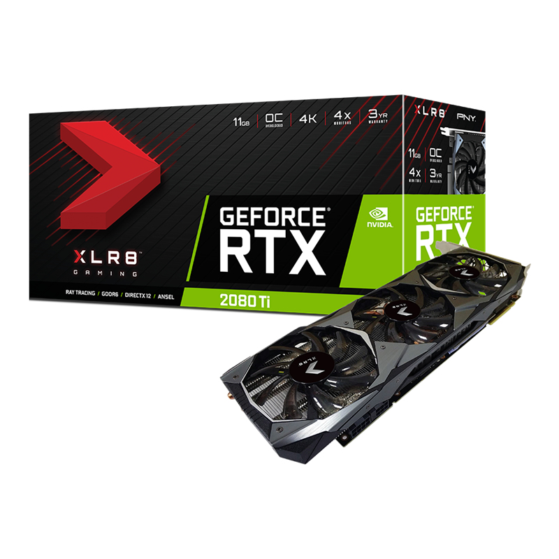 PNY XLR8 GeForce RTX 2080 TI 11GB GDDR6 Graphics Card