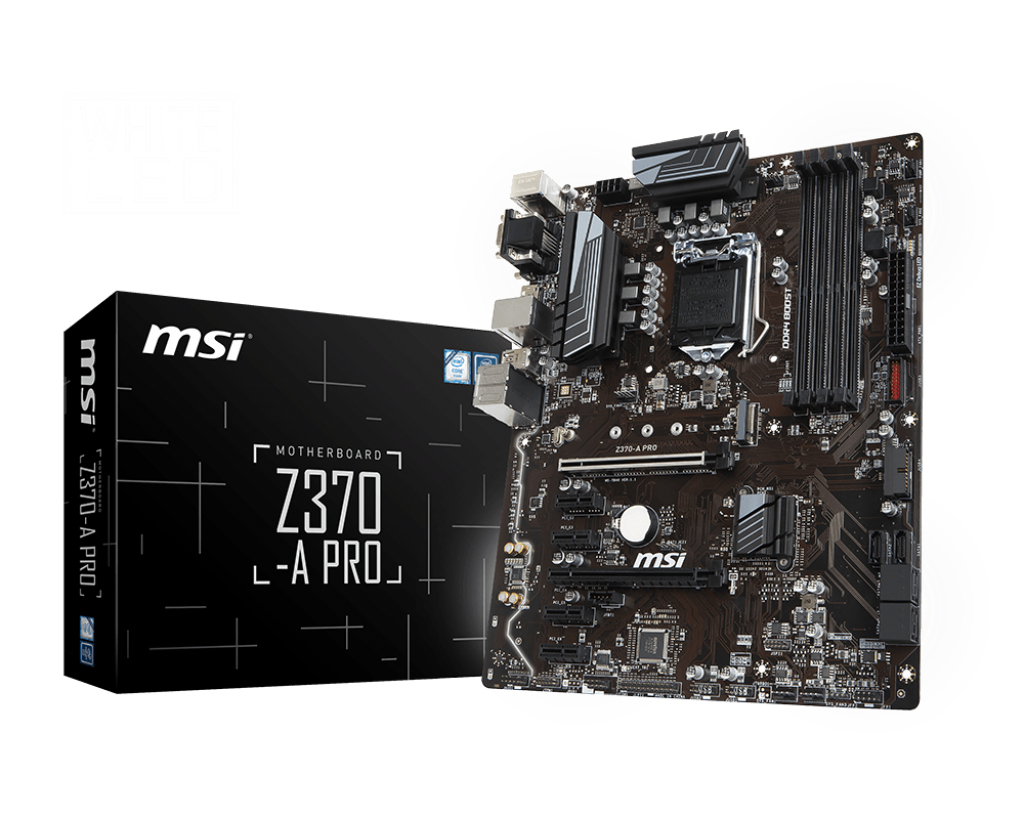 MSI Intel Z370 A Pro ATX DDR4-SDRAM Motherboard