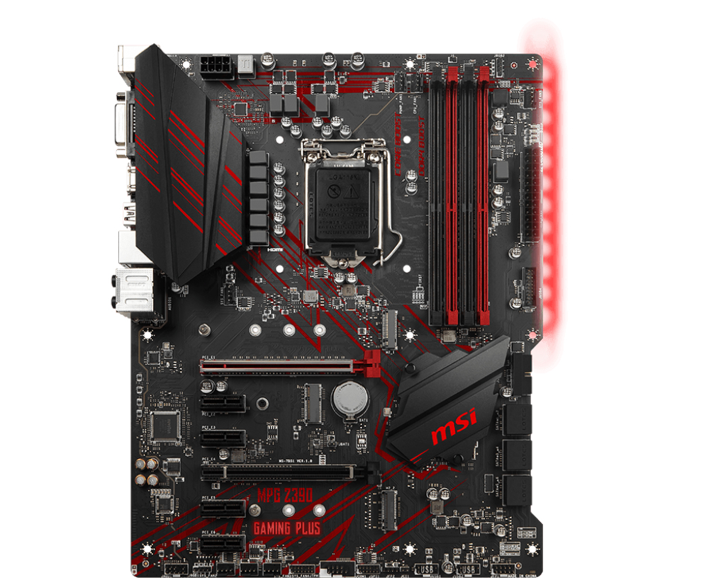 MSI MPG Intel Z390 Gaming Plus ATX DDR4-SDRAM Motherboard