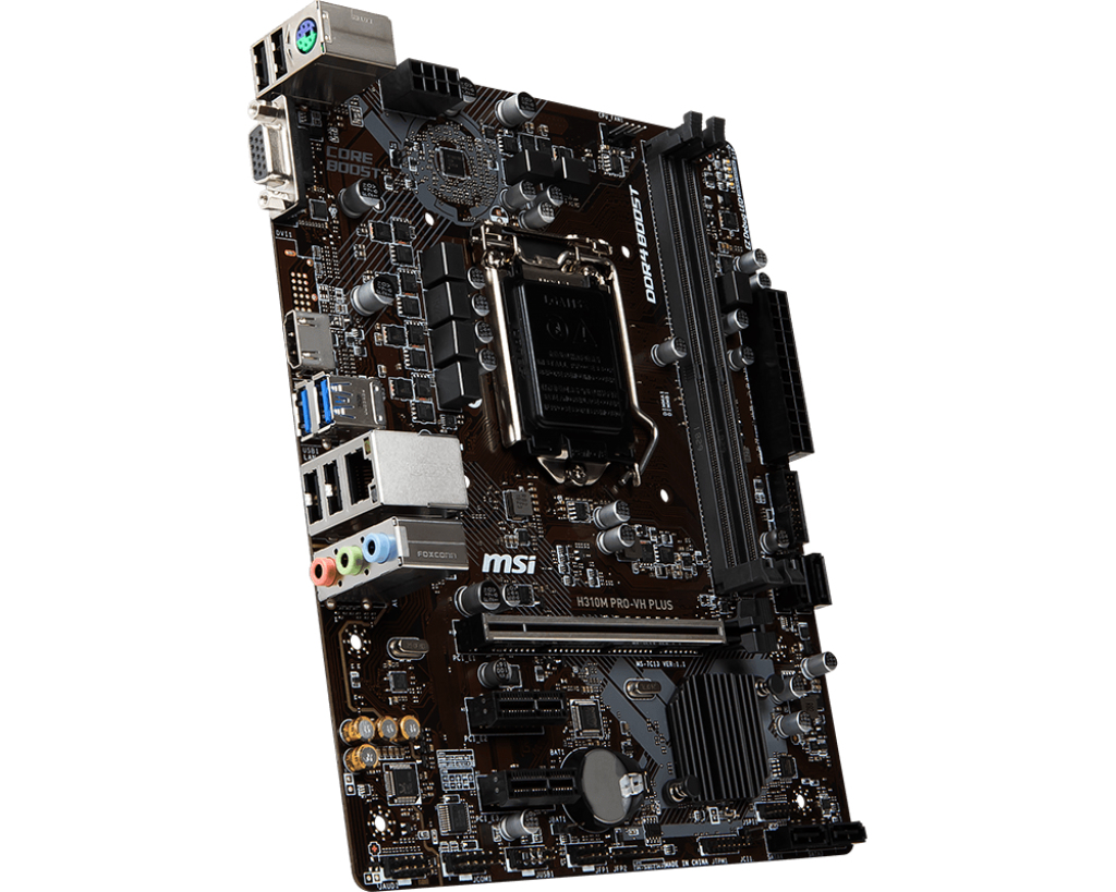 MSI Pro VH Plus Intel H310 Micro ATX DDR4-SDRAM Motherboard