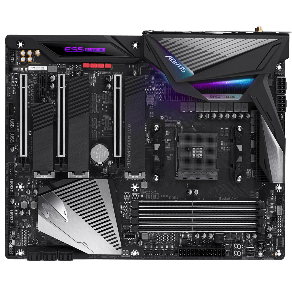 Gigabyte Aorus Master Am4 Amd X570 Atx Ddr4 Sdram Motherboard