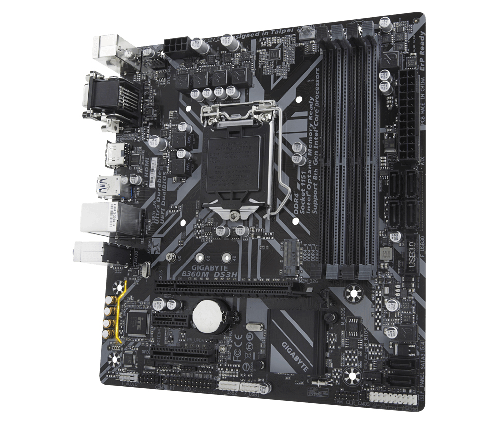 Gigabyte Intel B360 Express LGA 1151 Micro ATX DDR4-SDRAM Motherboard