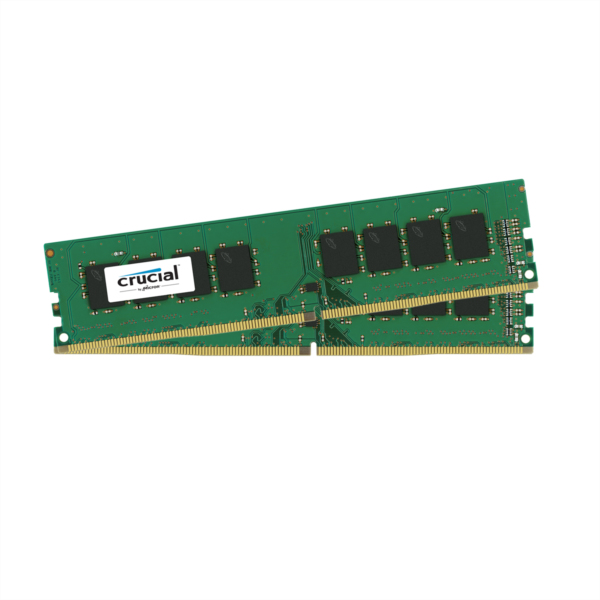 16GB Crucial DDR4 PC4-19200 2400MHz CL17 1.2V Dual Memory Kit (2 x