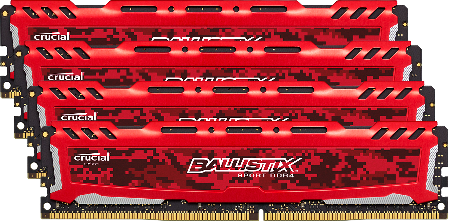 64GB Crucial Ballistix Sport LT DDR4 2666MHz PC4-21300 CL16 1.2V