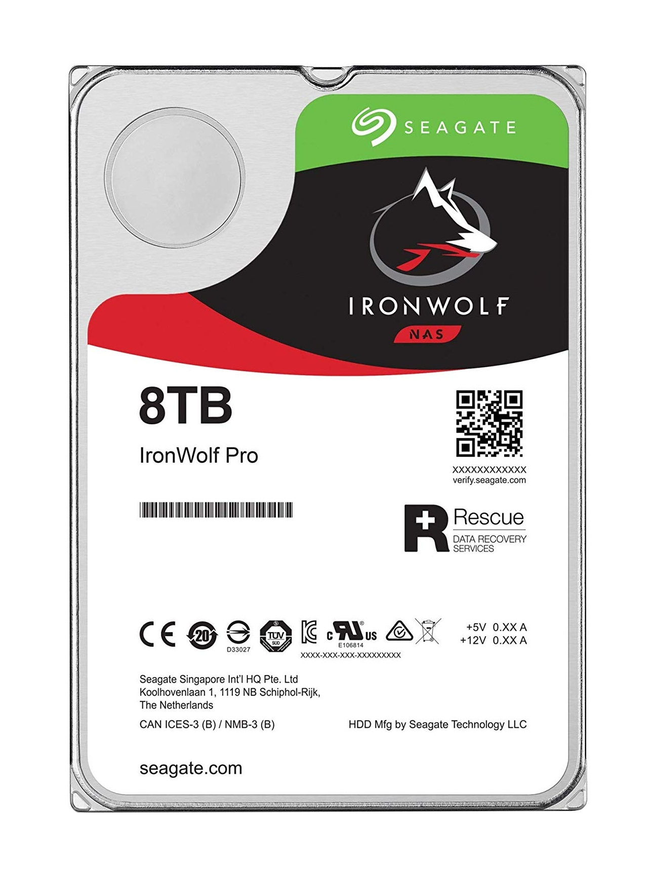 Seagate 8TB IronWolf Hard Drive NAS Internal Pro com: HDD SATA 6Gb