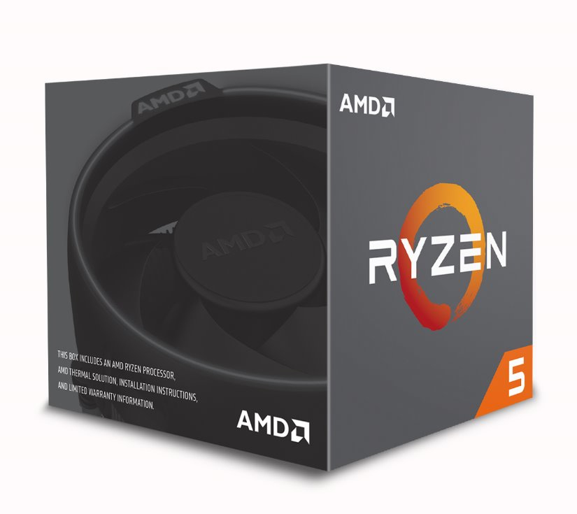 AMD Ryzen 5 1600 Wraith Spire AM4 3.2GHz 16MB Cache L3 CPU Desktop Processor Boxed