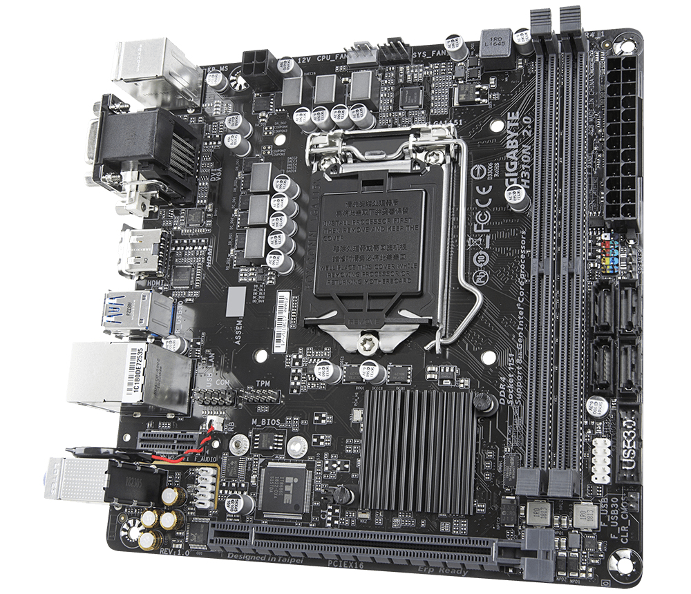 Gigabyte H310N Intel H310 LGA 1151 Mini ITX DDR4-SDRAM Motherboard