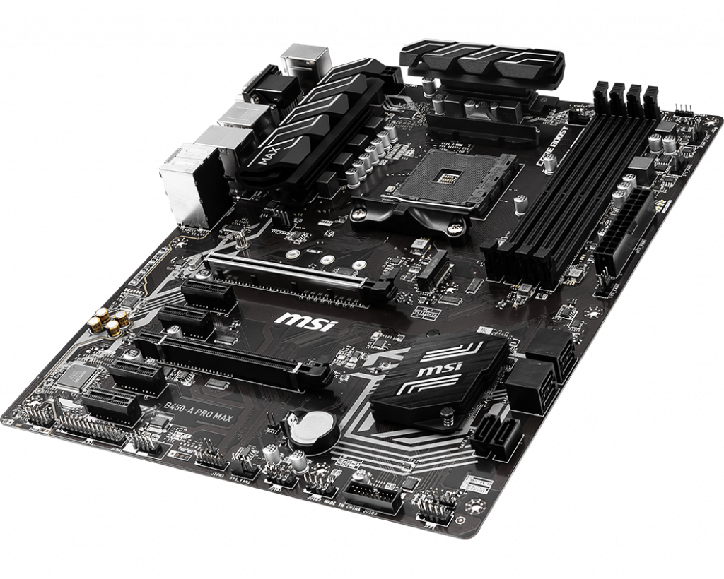 MSI B450-A Pro MAX AMD AM4 ATX DDR4-SDRAM Motherboard