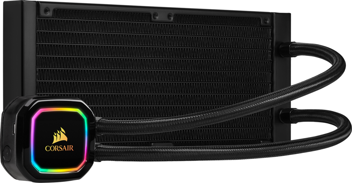 Watercooling Corsair ICUE H100i RGB PRO XT - Noir, 240mm, Neuf