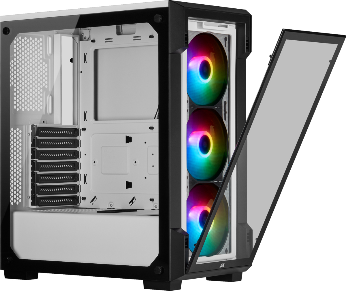 Corsair iCUE 220T RGB Midi Tower - White