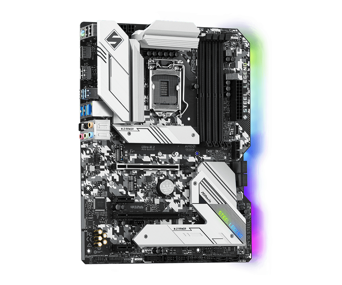 Asrock H470 Steel Legend LGA 1200 ATX DDR4-SDRAM Motherboard