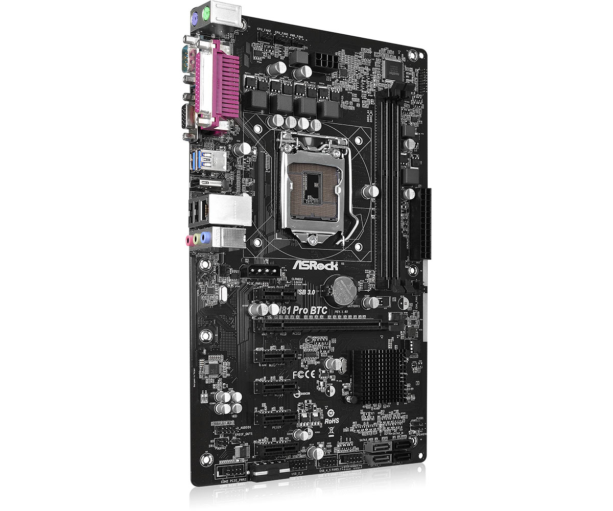 Pro Btc R2 Asus H81m Pro Материнская плата Socket LGA1150 ASRock