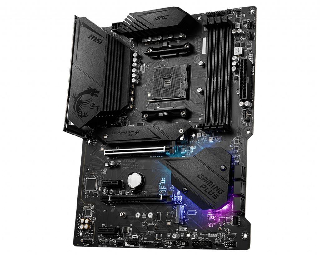 MSI MPG AMD B550 Gaming Plus Socket AM4 ATX DDR4-SDRAM Motherboard