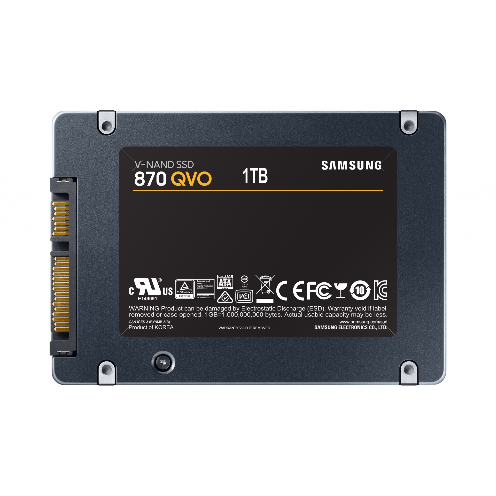 1TB Samsung 870 QVO 2.5-inch Serial ATA III V-NAND MLC Solid State