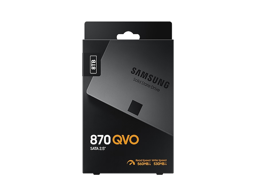 8TB Samsung 870 QVO 2.5-inch Serial ATA III V-NAND MLC Internal