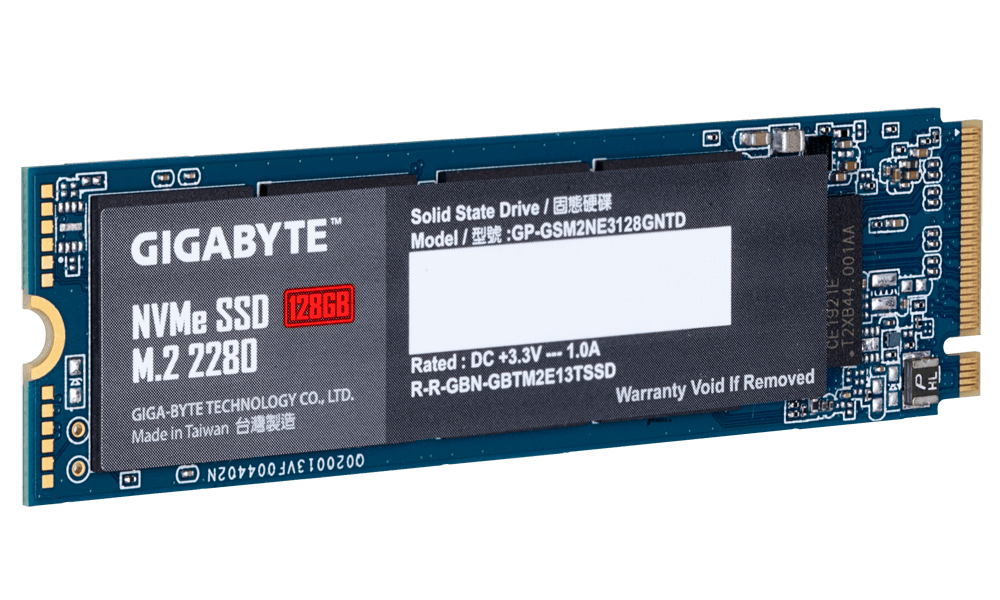 SSD GIGABYTE 128GB NVME M-2 PCIE X2 