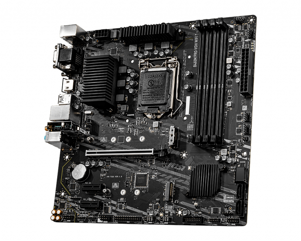 MSI Intel B460M Pro-VDH WiFi LGA 1200 Micro ATX DDR4-SDRAM Motherboard