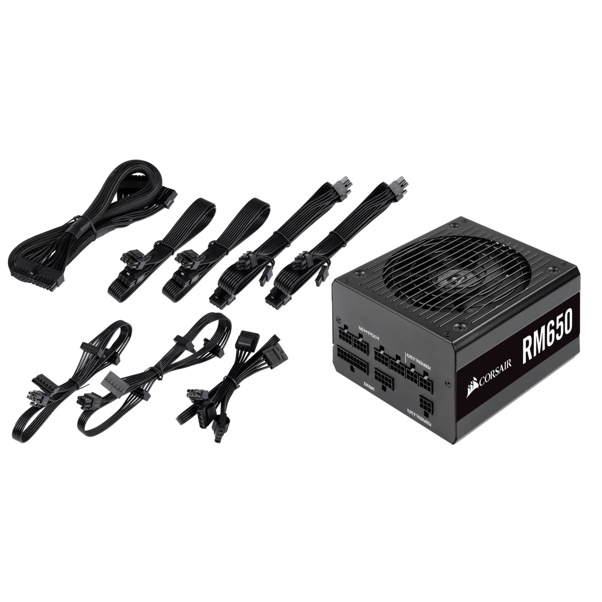 Corsair RM650 650 Watt 24 Pin ATX Power Supply Black