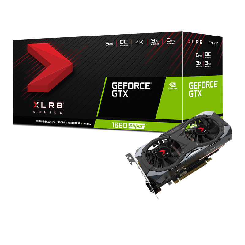 PNY GeForce GTX 1660 Super 6GB GDDR6 Graphics Card
