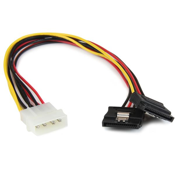 squat I complain Whose 12IN StarTech 4 Pin LP4 to Dual SATA Y Power Cable Splitter Adapter