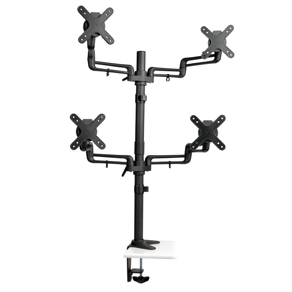 Tripp Lite Quad FullMotion Display Flex Arm Desk Mount Monitor Stand