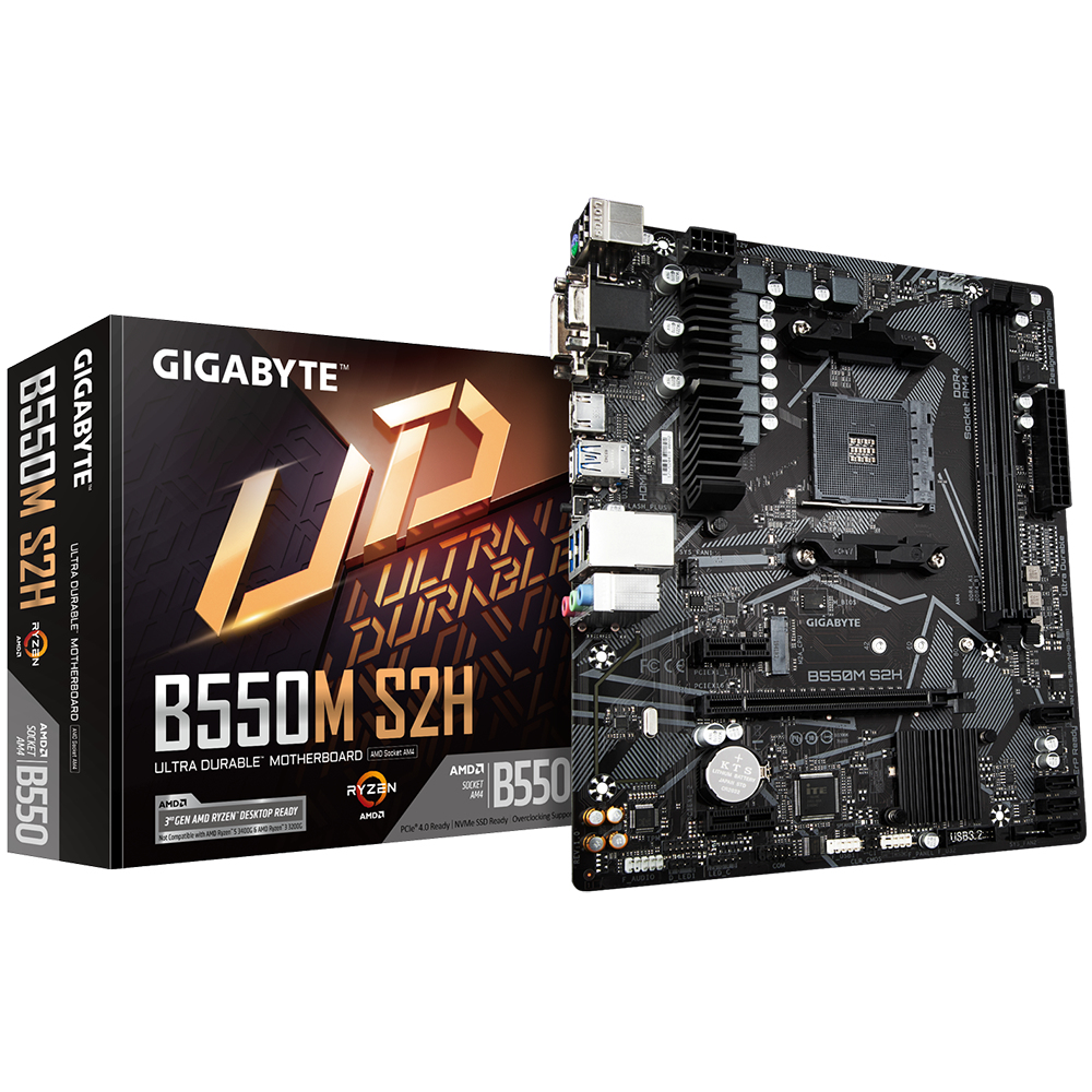 Ryzen A320 S2h Gigabyte Gigabyte GA-A320M-S2H Motherboard