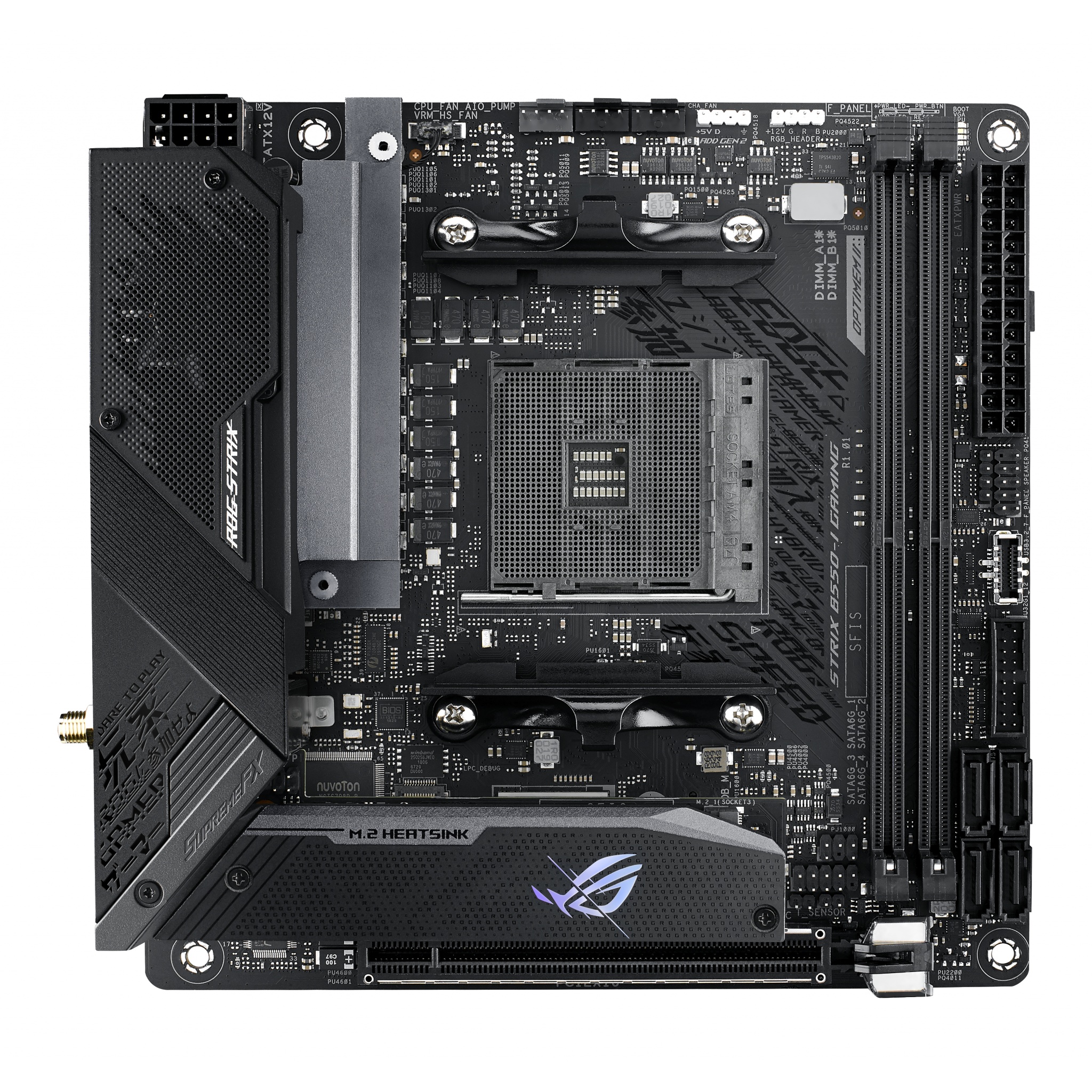 ASUS ROG STRIX B550I GAMING AMD B550 Socket AM4 Mini ITX Motherboard