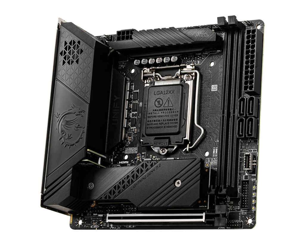 MSI MEG Z590I UNIFY Intel Z590 LGA 1200 Mini ITX DDR4-SDRAM