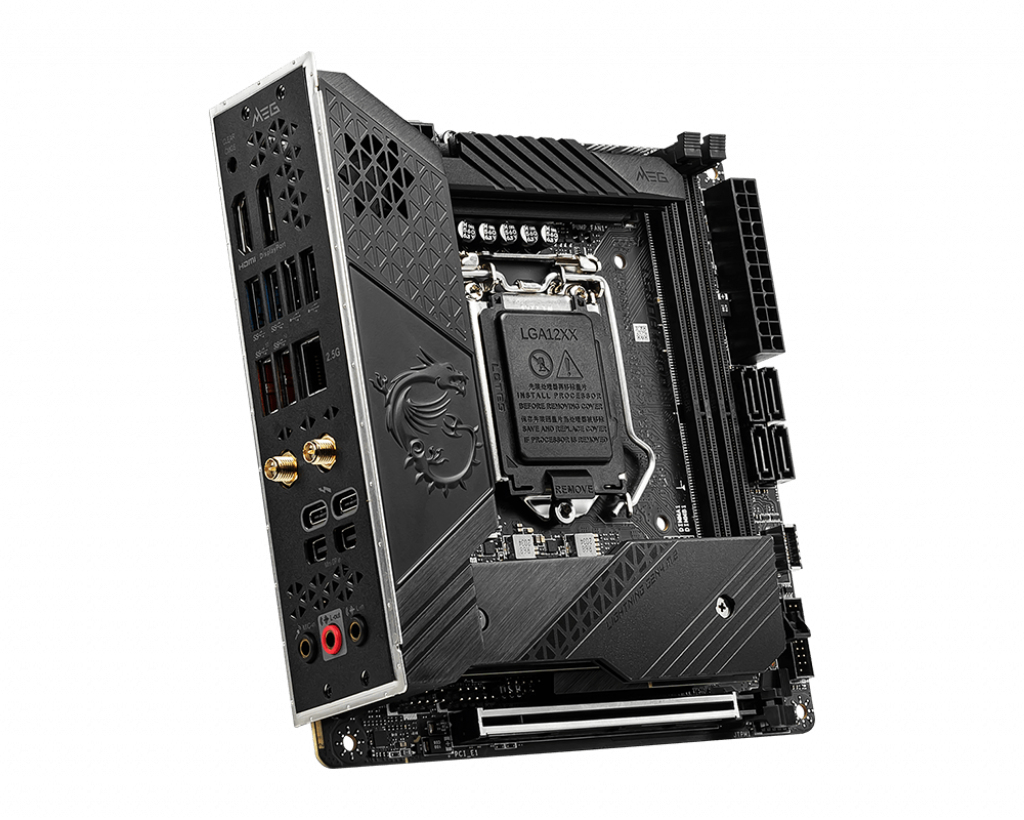 MSI MEG Z590I UNIFY Intel Z590 LGA 1200 Mini ITX DDR4-SDRAM