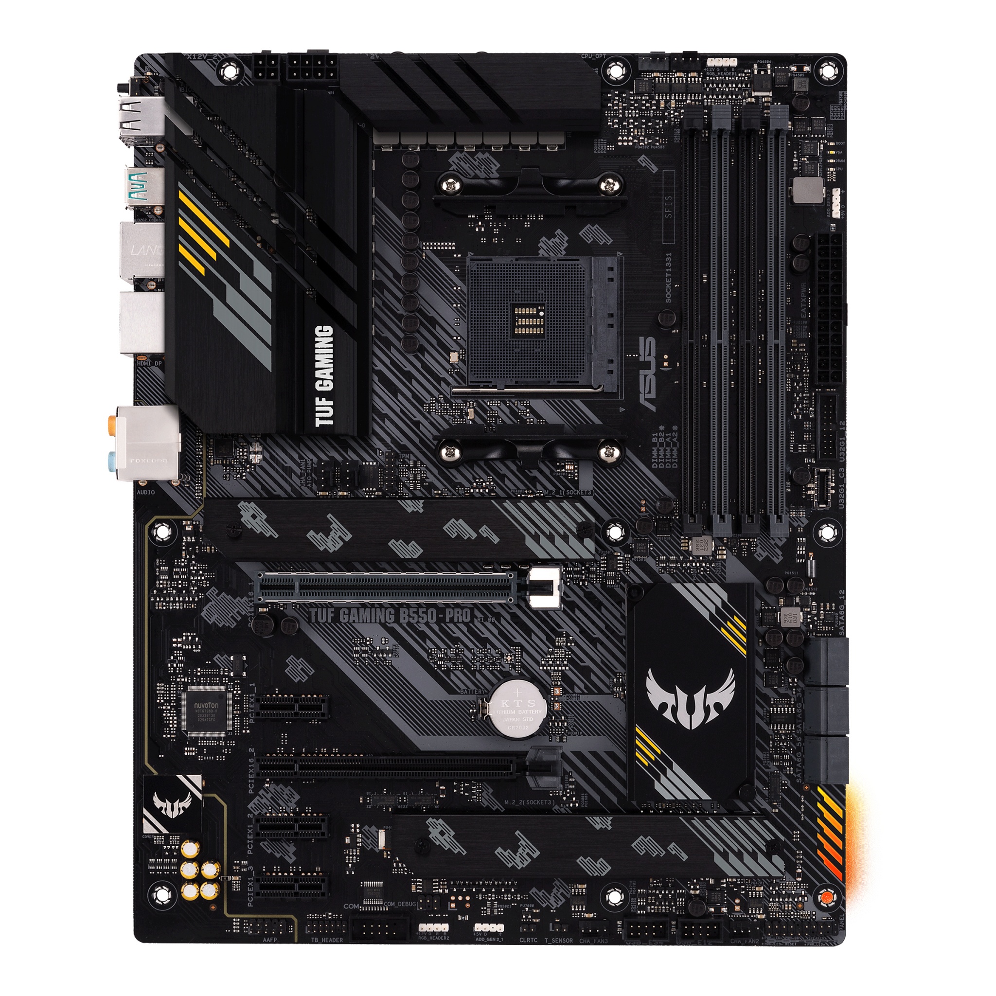 ASUS TUF GAMING B550-PRO AMD B550 Socket AM4 ATX DDR4-SDRAM