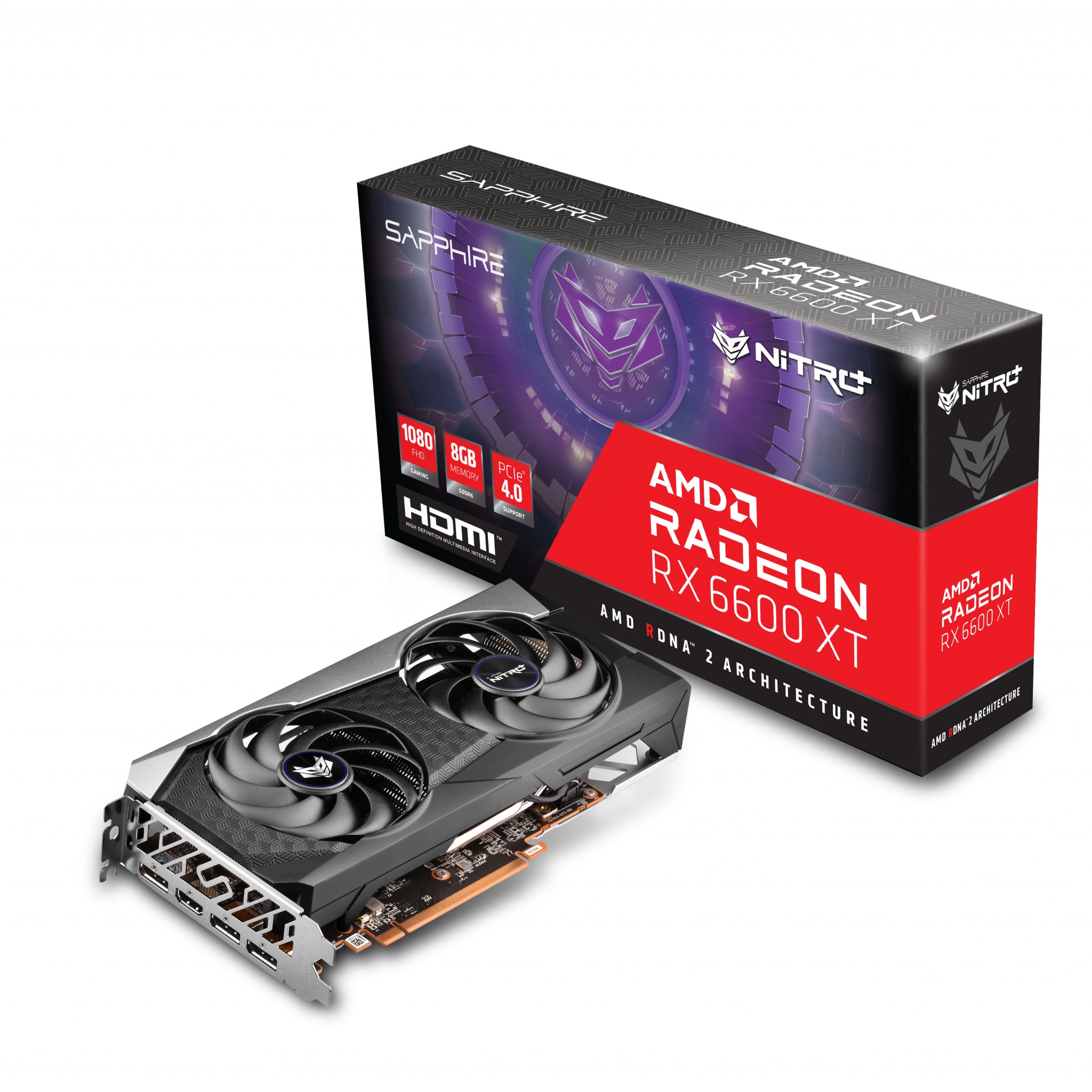 Sapphire NITRO+ AMD Radeon RX 6600 XT 8GB GDDR6 Graphics Card