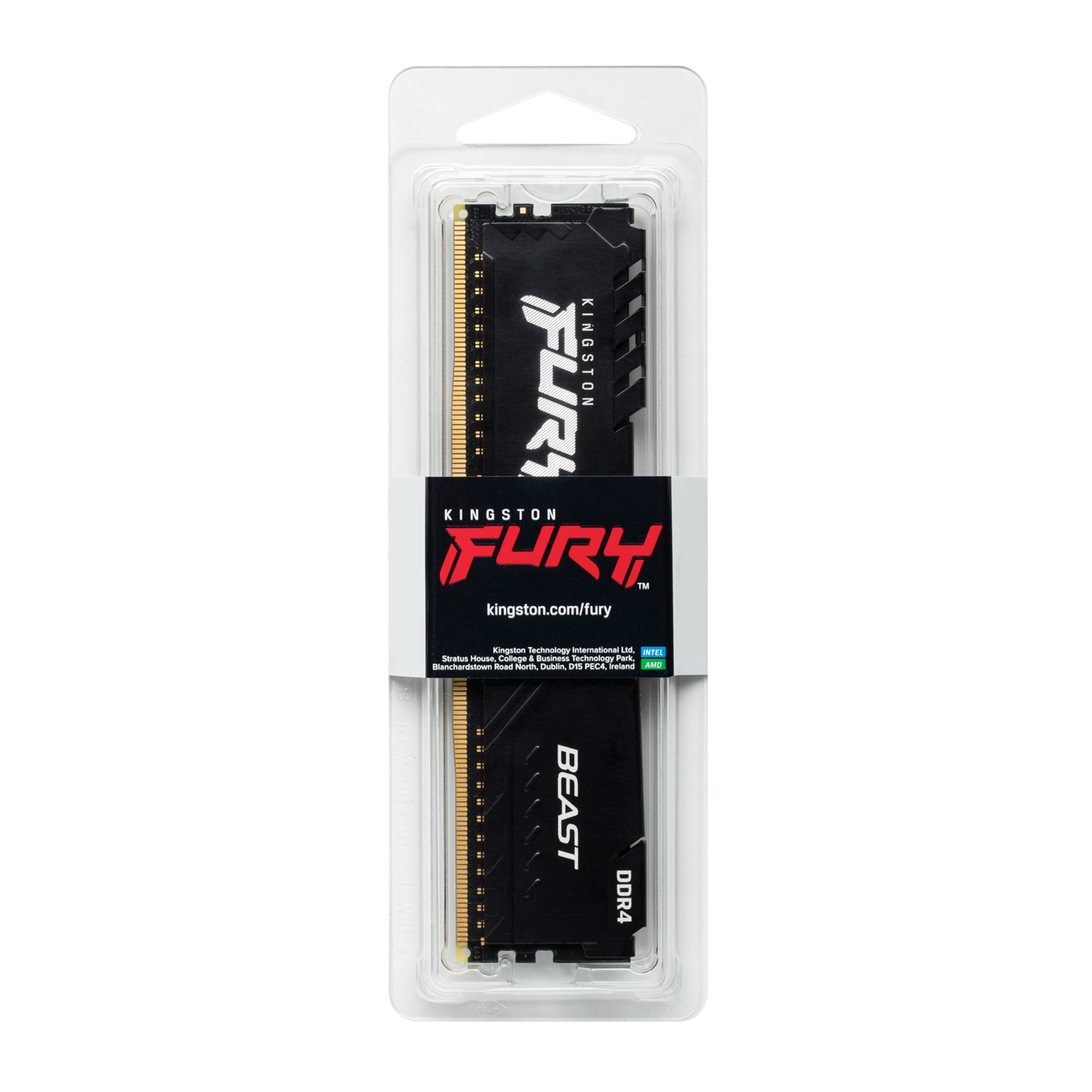 16GB Kingston FURY Beast 3600MHz DDR4 Memory Module (1 x 16GB)