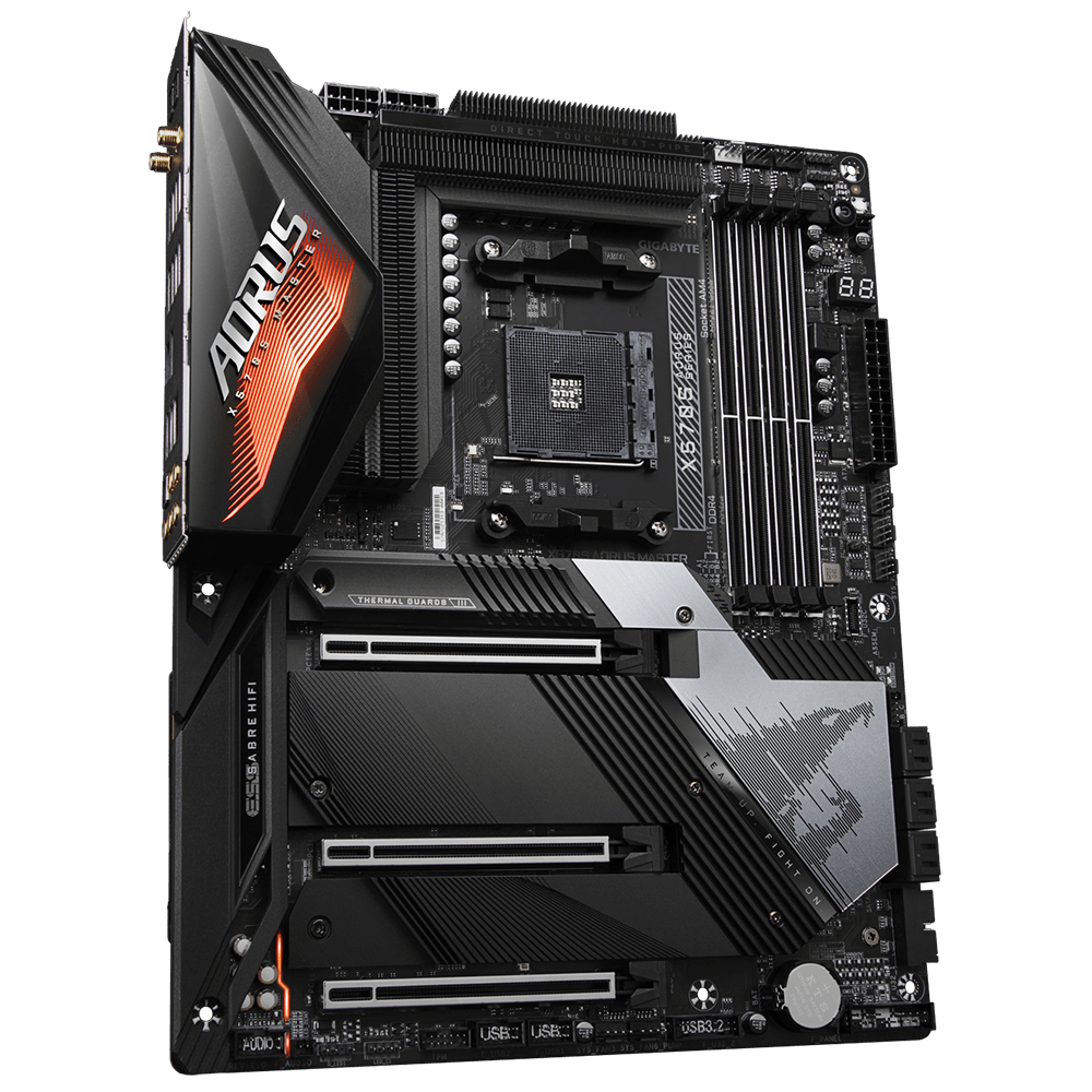 Gigabyte Aorus Master AMD X570S Socket AM4 ATX DDR4-SDRAM Motherboard