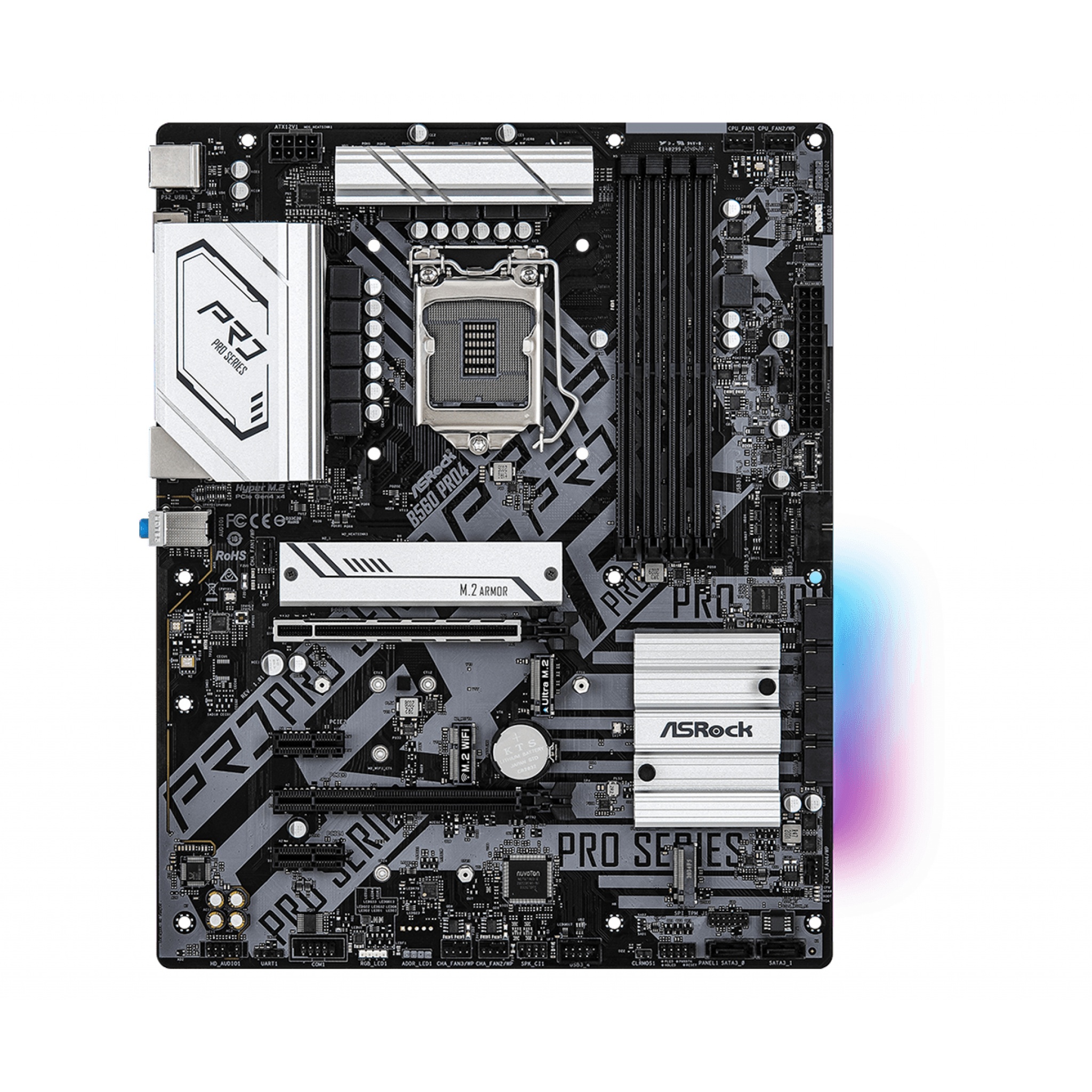 Asrock Pro4 Intel B560 LGA 1200 ATX DDR4-SDRAM Motherboard