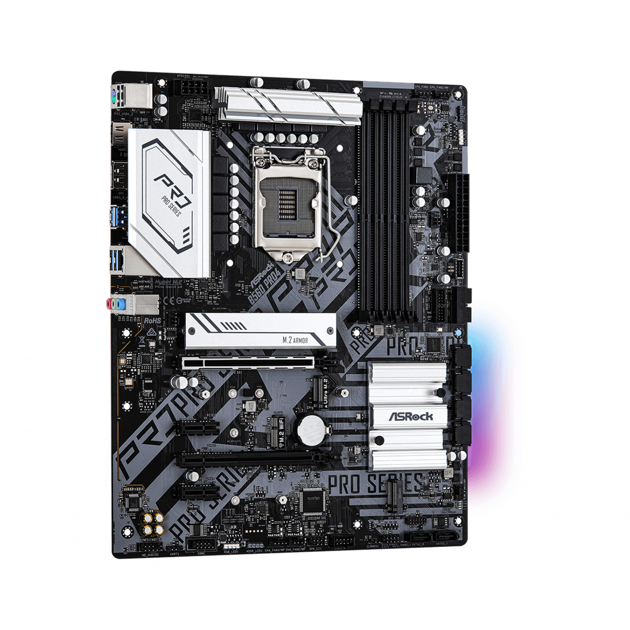 Asrock Pro4 Intel B560 LGA 1200 ATX DDR4-SDRAM Motherboard