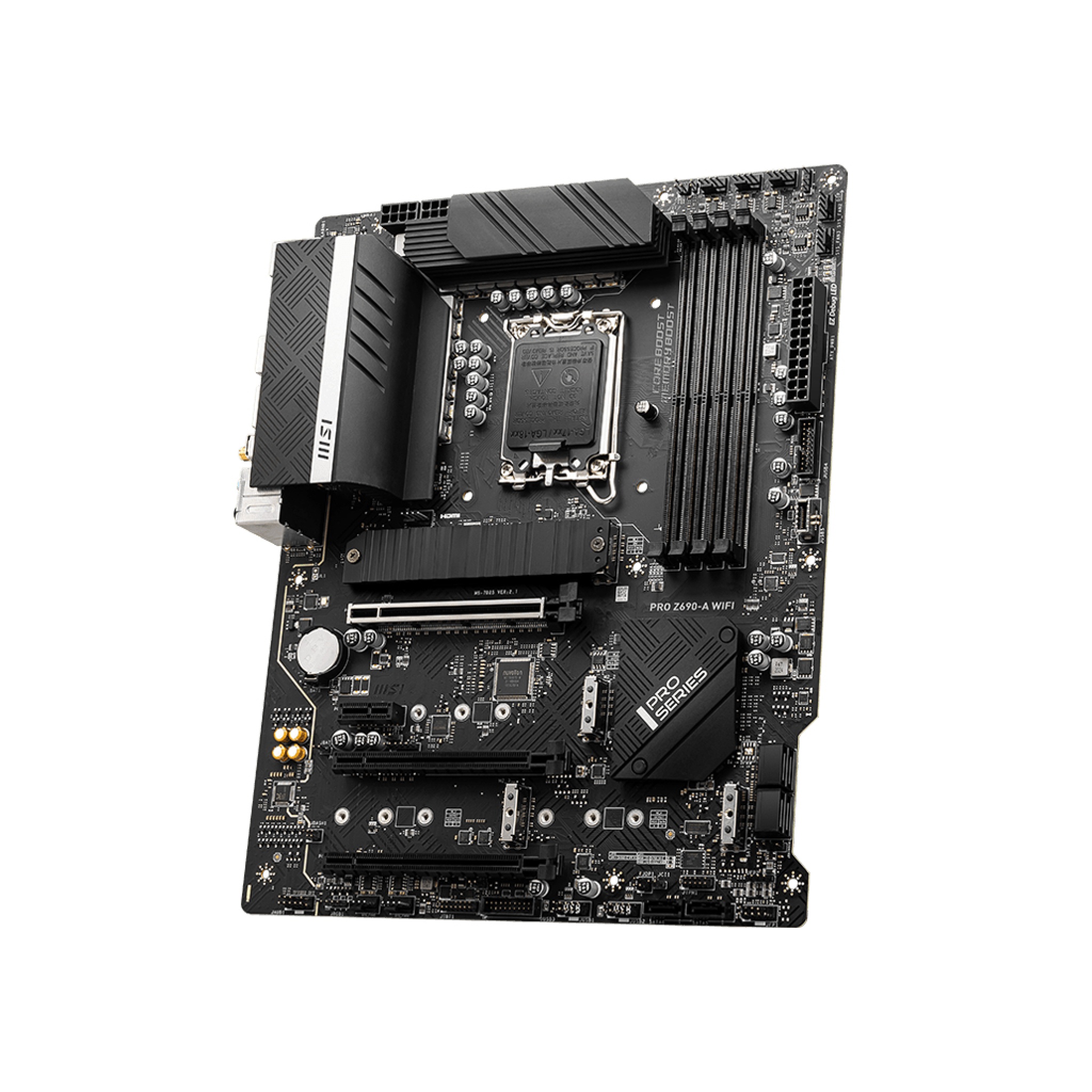MSI Z690-A Pro WiFi Intel Z690 LGA 1700 ATX DDR5 SDRAM Motherboard