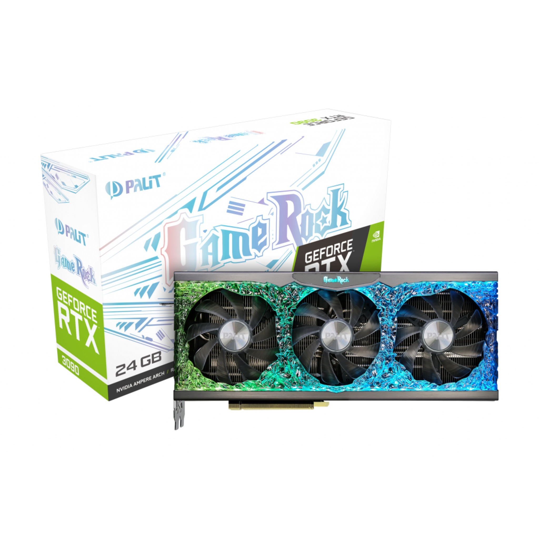 Palit GameRock NVIDIA GeForce RTX 3090 24GB GDDR6X Graphics Card