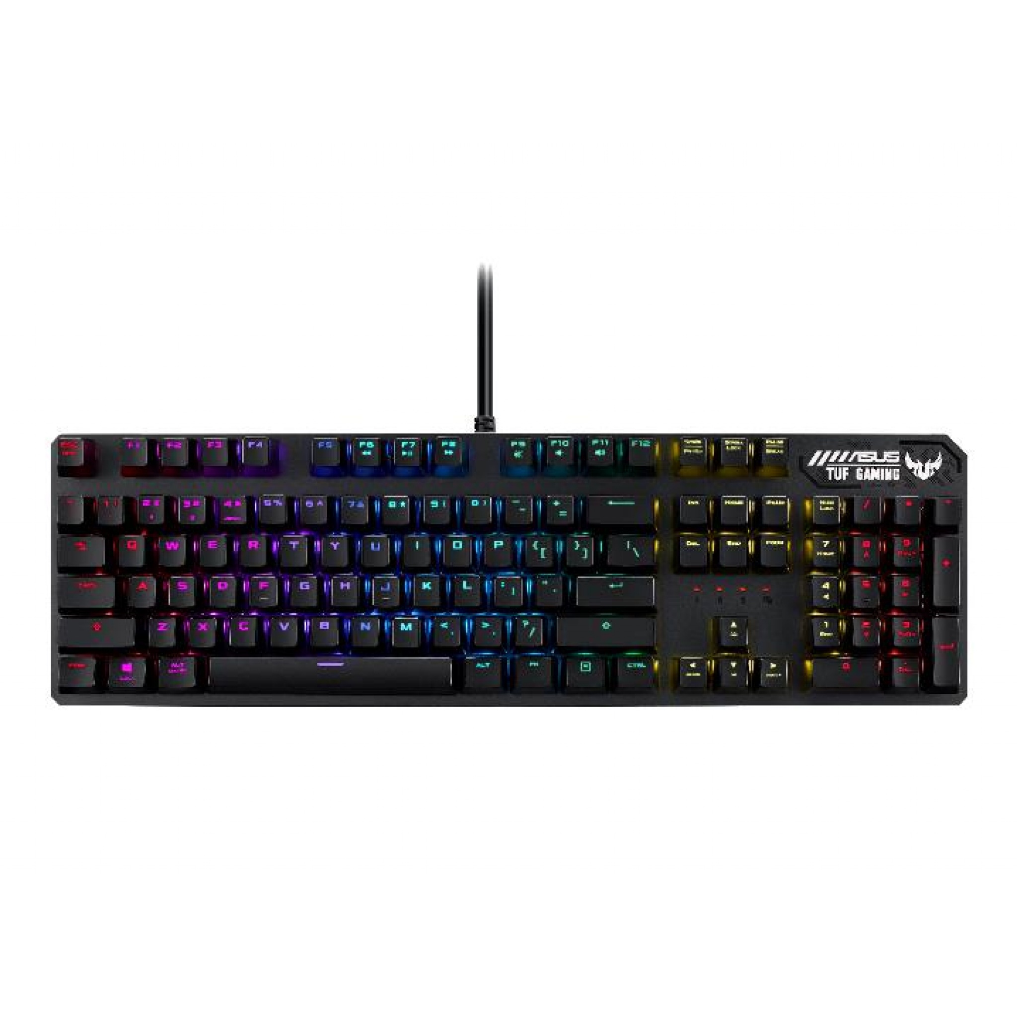 Asus TUF Gaming K3 USB QWERTZ Keyboard German Layout Grey