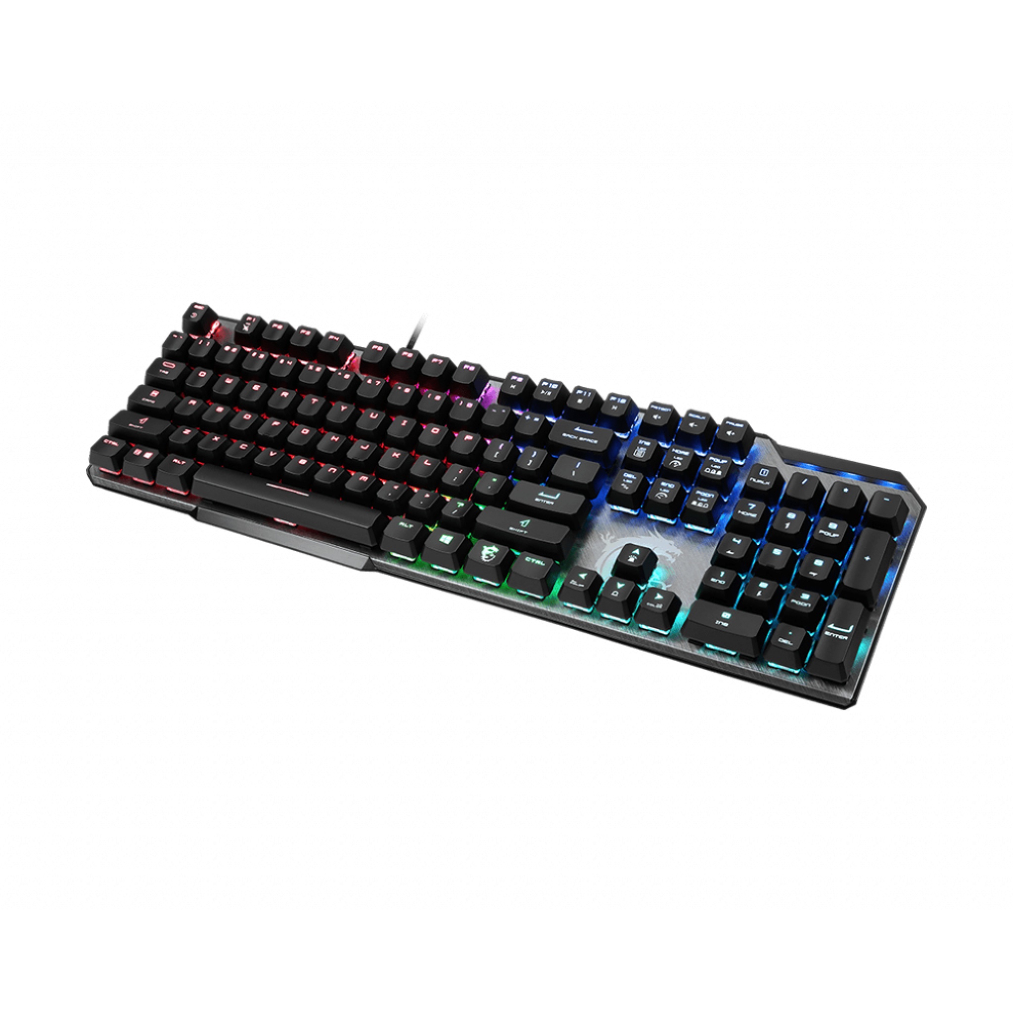 MSI Vigor GK50 Elite USB QWERTZ Keyboard - German Layout - Black