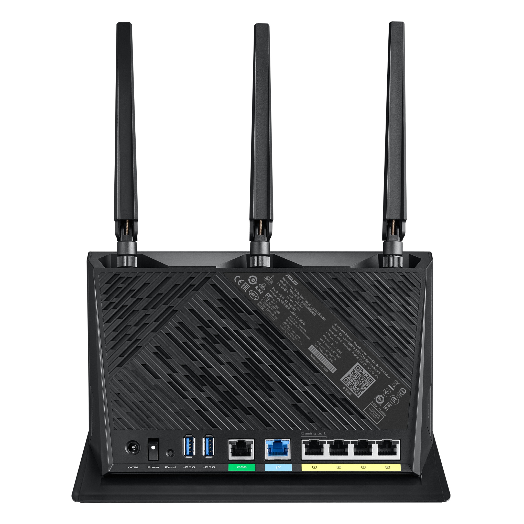 ASUS AX5700 無線LANルーター ASUS AX5700 Gigabit Ethernet Dual-band Wireless Router - Black, Red