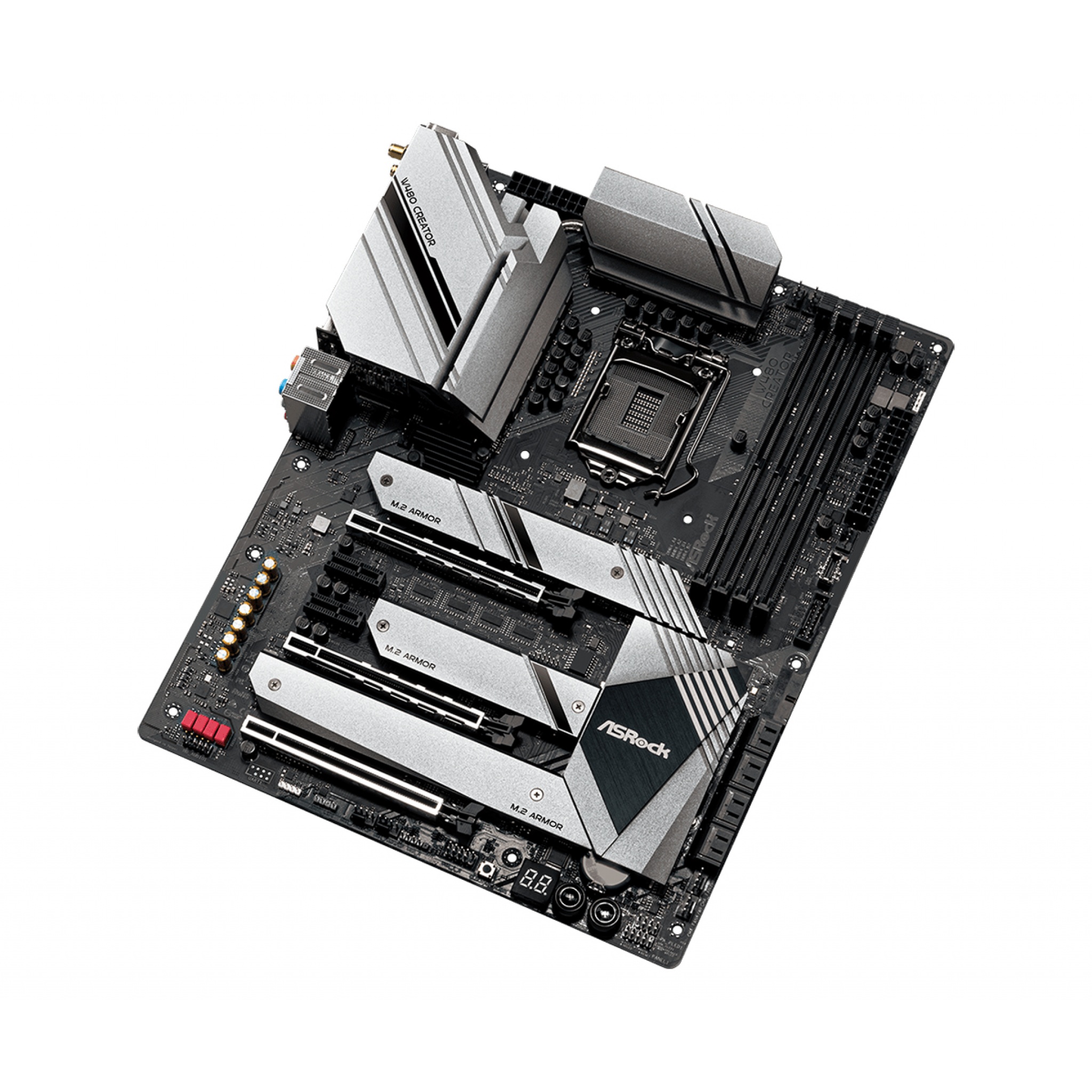 Asrock Carte mère 1200 W480 Creator Rouge | Techinn