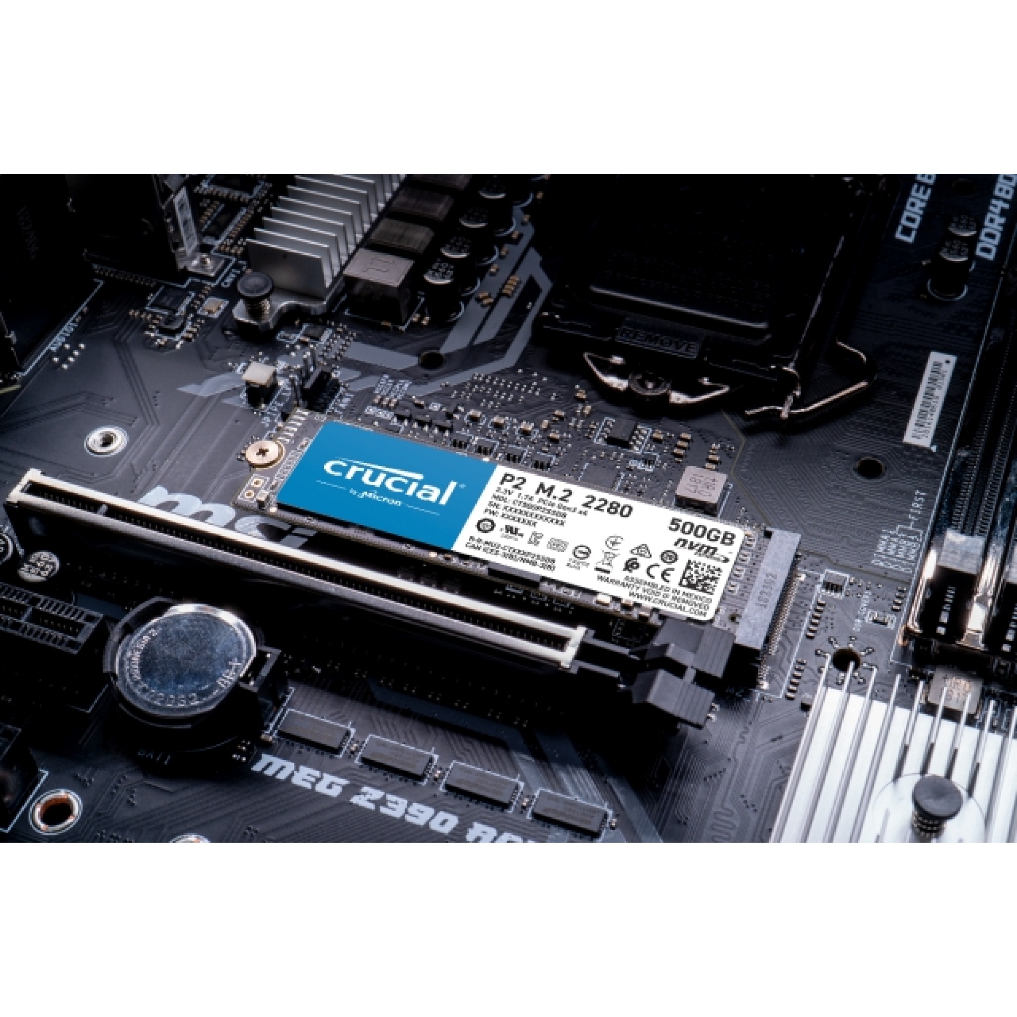 2TB Crucial P2 M.2 PCI Express 3.0 NVMe Internal Solid State Drive