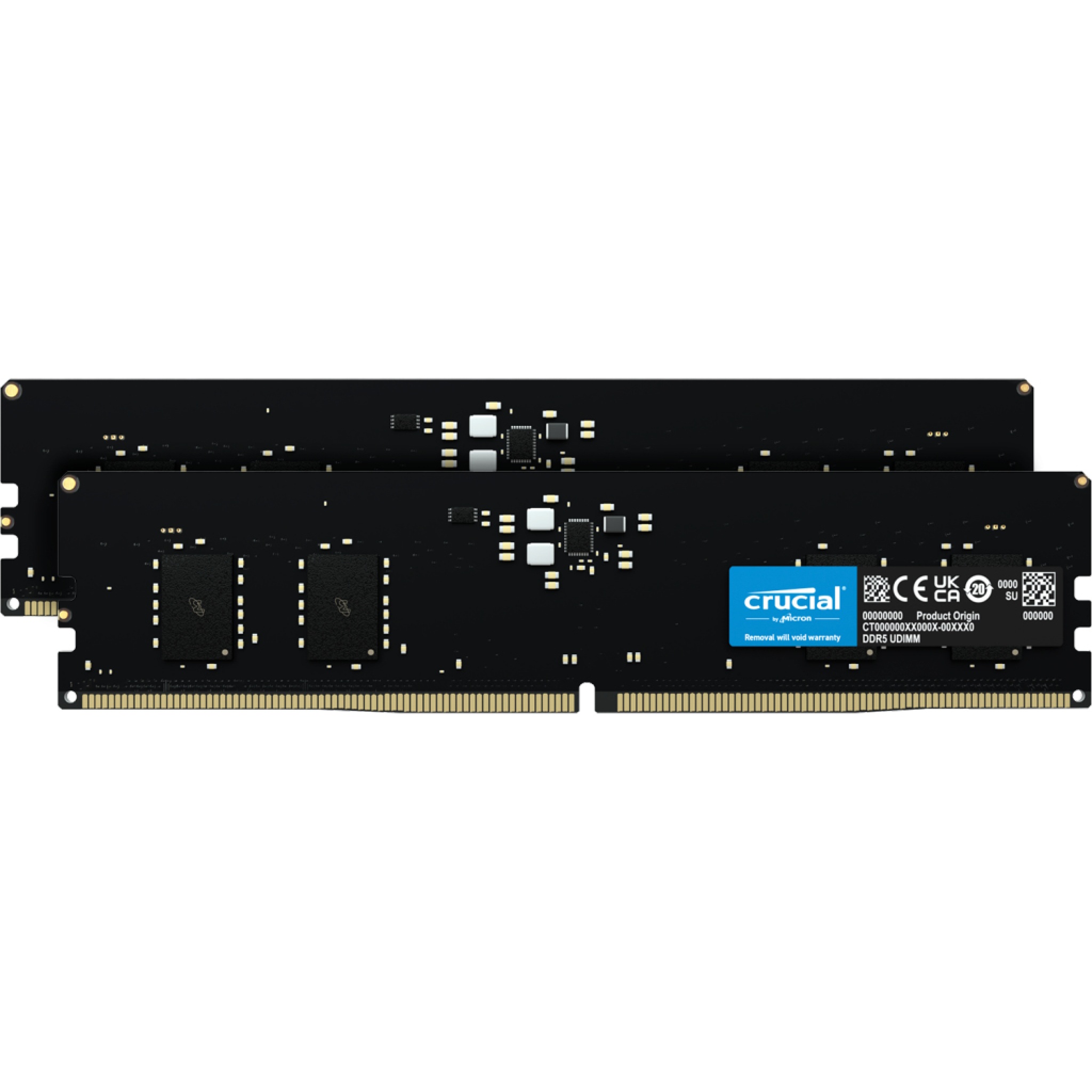 16GB Crucial DDR5 4800MHz CL40 Dual Channel Kit (2 x 8GB)
