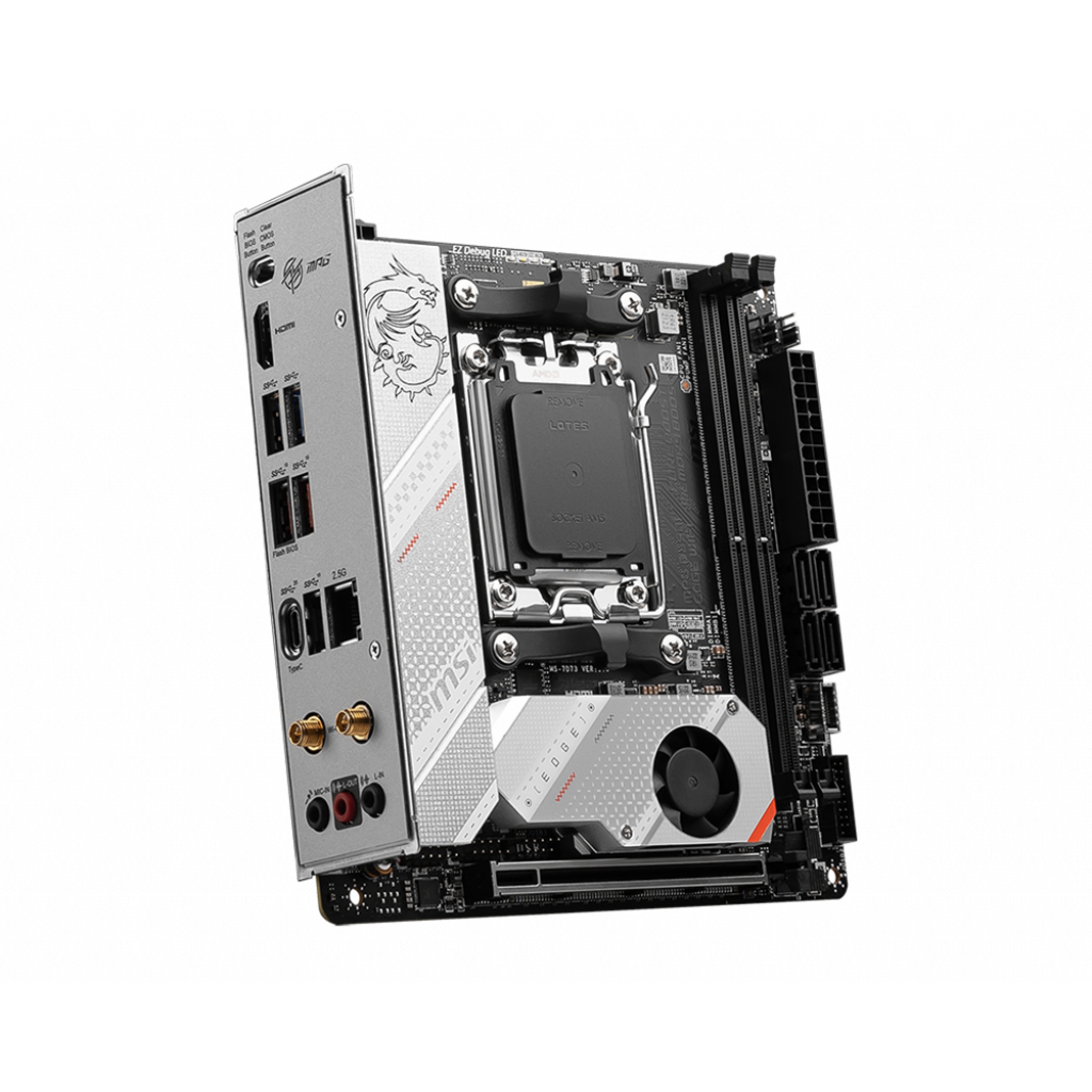MSI MPG B650I Edge AMD B650 Socket AM5 Mini ITX DDR5-SDRAM Motherboard