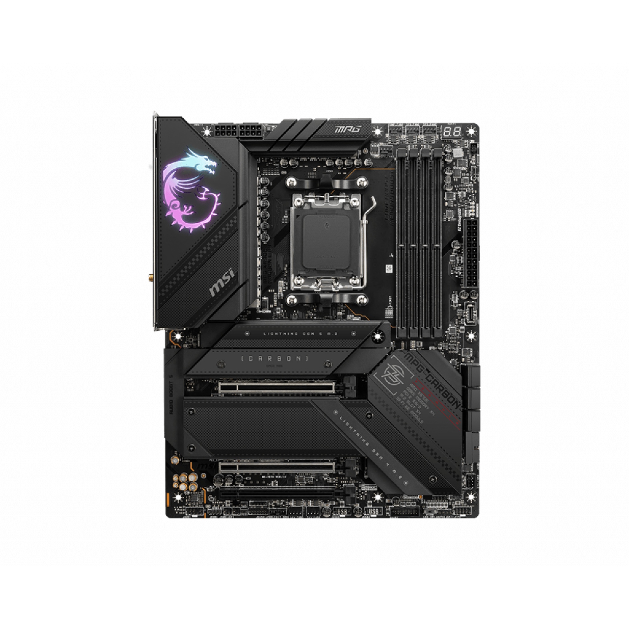 MSI MPG X670E Carbon AMD X670 Socket AM5 ATX DDR5 Motherboard