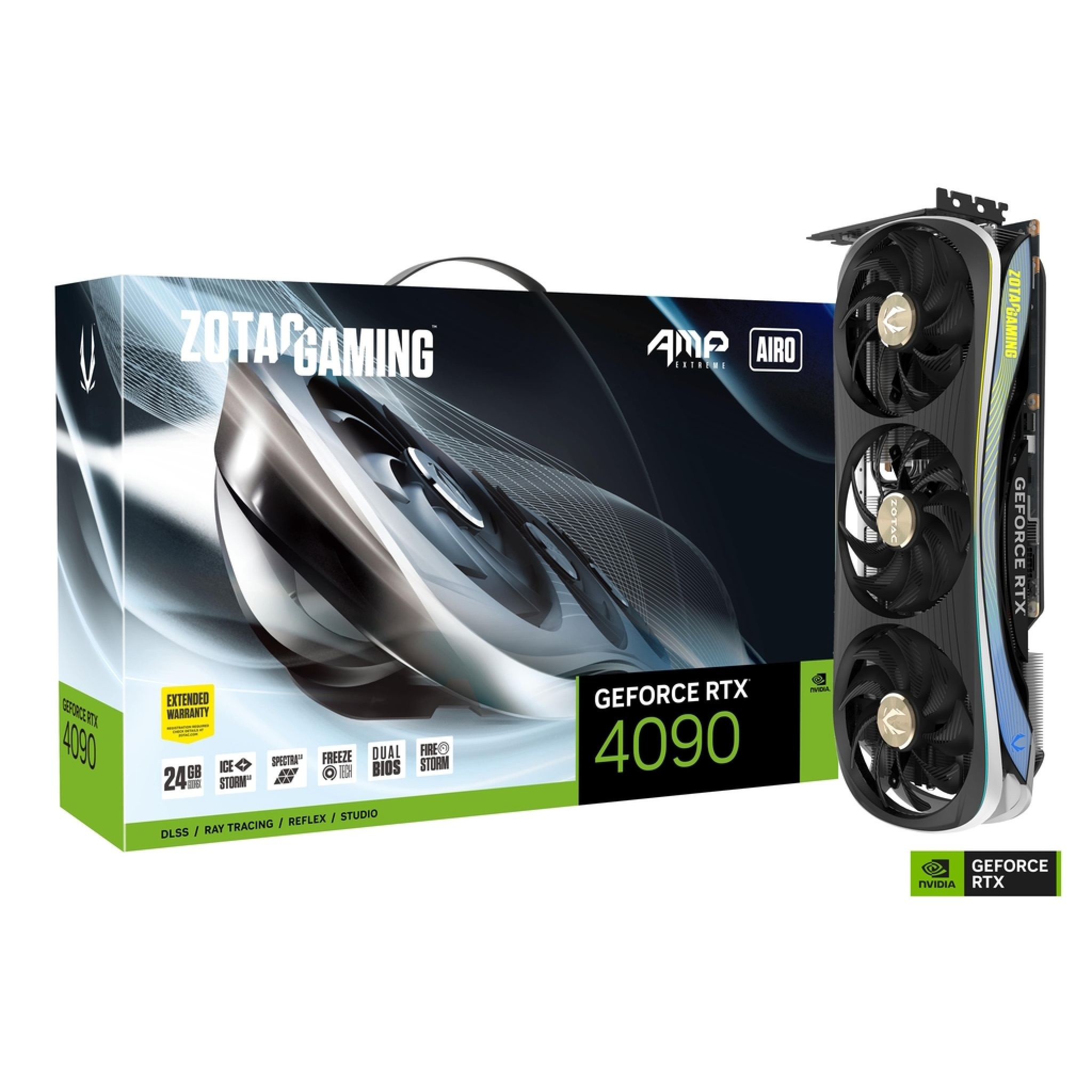 Zotac NVIDIA GeForce RTX 4090 AMP Extreme AIRO 24GB GDDR6X Gaming