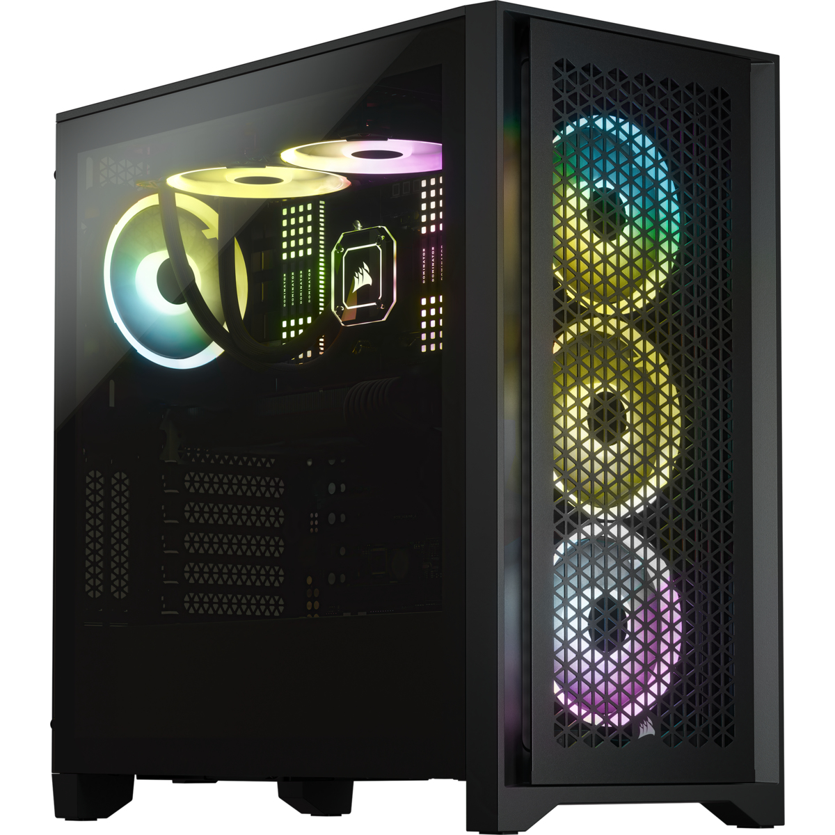 Corsair Airflow 4000D RGB Midi ATX Computer Tower - Black